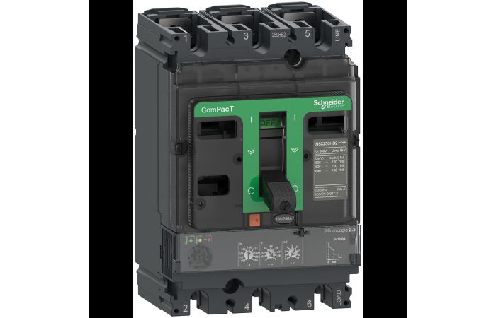 NSX250N 50kA AC 3P3D 160A 2.2, C25N32D160, LV POWER CIRCUIT BREAKERS AND SWITCHES, MCCB OPTIMUM OFFER, COMPACT NSX - SCHNEIDER ELECTRIC (pavadinimas tikslinamas)