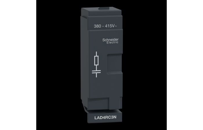 RC ribotuvas 380 415 V AC, LAD4RC3N, CONTACTORS & MOTOR PROTECTION, CONTACTORS & MOTOR PROTECTION STANDARD OFFER < 150, TESYS CONTACTORS - SCHNEIDER ELECTRIC (pavadinimas tikslinamas)