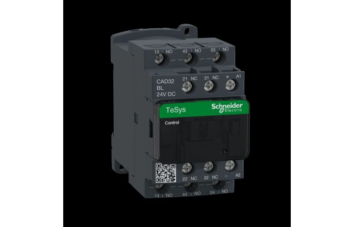 TeSys CAD kontroles rele. Valdymo grandines itampa:, CAD32BL, , CONTACTORS & MOTOR PROTECTION STANDARD OFFER < 150, TESYS AUXILIARY CONTACTORS - SCHNEIDER ELECTRIC (pavadinimas tikslinamas)
