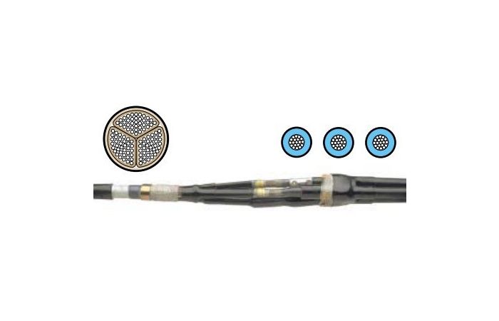 Mova pereinamoji 1x150-240mm2 12kV alyva - 12kV/24kV plastikas su sujungikliais TRAJ-12/1X150-240 - TE CONNECTIVITY