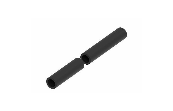 Vamzdis tiesus žaibolaidžiui juodas D20/14 L-2m PL - GROMTOR