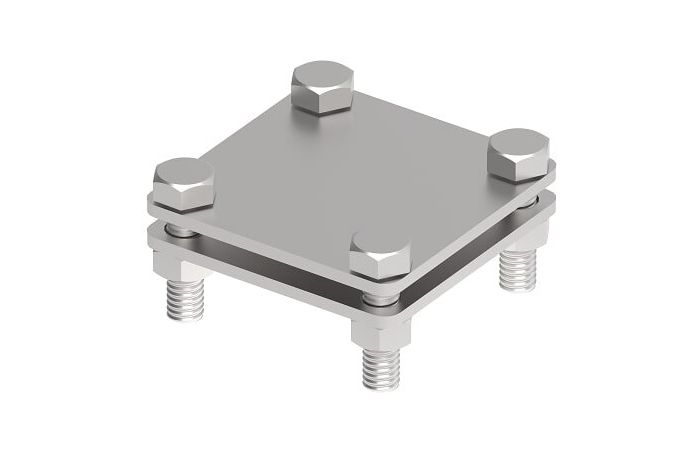 Sujungimas juostoms iki 40mm nerūdijančio plieno V4A - GROMTOR