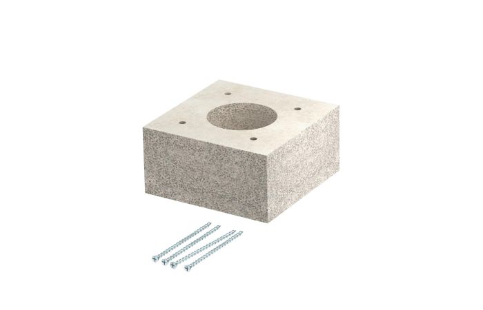 Dvigubinimas vienam kabeliui 80x80x40 Stiklo pluoštu sutvirtintas lengvas betonas pilka KAD-8040 - OBO BETTERMANN (pavadinimas tikslinamas)