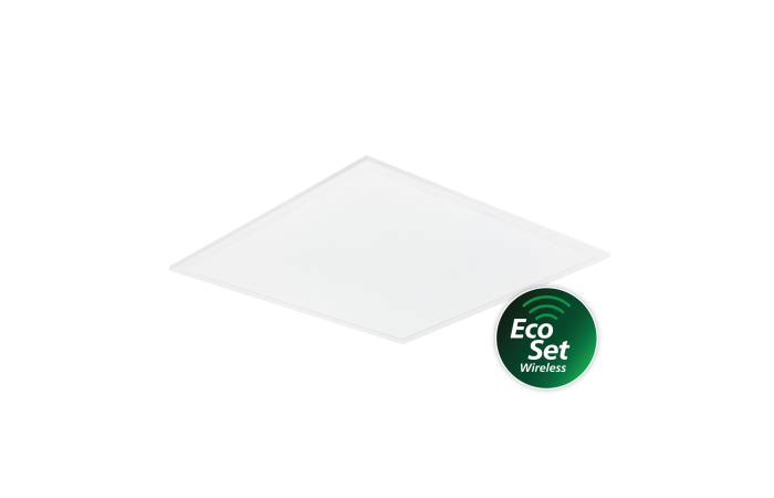 Šviestuvas į/l LED 28W IP20/40 4000K 3400lm 600x600mm H-65mm dimeriuojamas bevielis valdymas UGR19 RC075 34S/840 ESW W60L60 OC EcoSet SC Ledinaire panel - PHILIPS