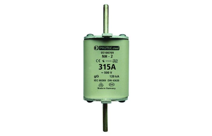 Saugiklis 315A 120kA 500V gG PSI NH2TR - PROTEC