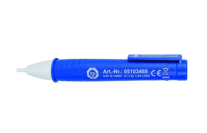 Indikatorius bekontaktis su vibracija ir LED lempute 110-1000V CATIII IP40 PSPKLV12 - PROTEC