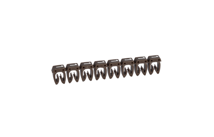 Markiruotė "1" laidui užspaudžiama 0.5-1.5mm2 balta/ruda - LEGRAND