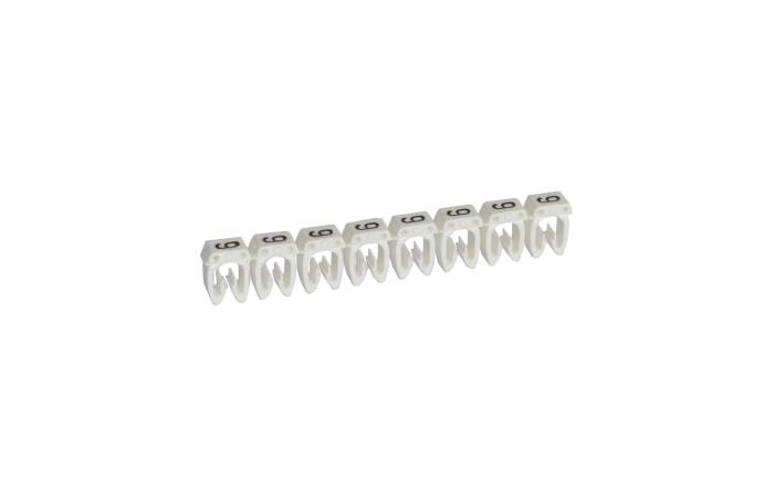 Markiruotė "9" laidui užspaudžiama 0.5-1.5mm2 juoda/balta - LEGRAND