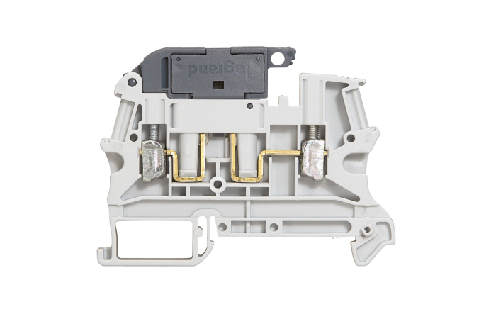 Gnybtas-saugiklis 5x20 2.5mm2 pilkas ant bėgelio Viking3 - LEGRAND