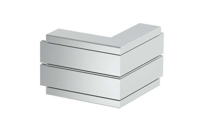Išorinis kampas Alu, standi forma 53x130x175 Aliuminis anoduotas GA-AS53130EL - OBO BETTERMANN (pavadinimas tikslinamas)