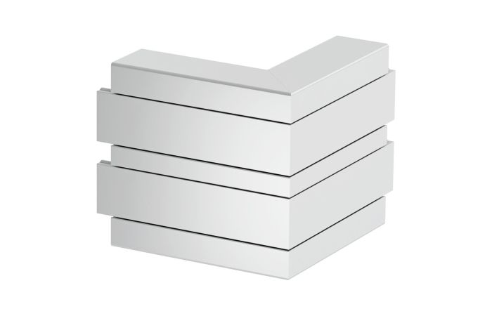 Išorinis kampas Alu, standi forma 53x165x175 Aliuminis anoduotas GA-AS53165EL - OBO BETTERMANN (pavadinimas tikslinamas)