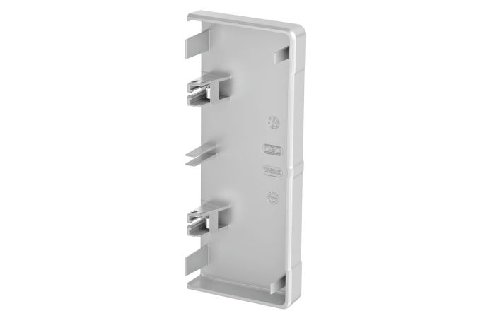 Galinis dangtelis Rapid 45-2 130 136x56x22 Polikarbonatas/akrilnitrilo-butadieno-stirenas aliuminio GK-E53130AL - OBO BETTERMANN (pavadinimas tikslinamas)