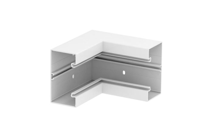 Vidinis kampas, be halogenų 70x130 Polikarbonatas/akrilnitrilo-butadieno-stirenas baltas RAL 9010 GKH-I70130RW - OBO BETTERMANN (pavadinimas tikslinamas)