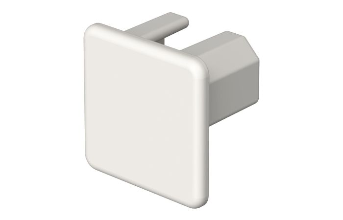 Galinis dangtelis behalogenis 20x20mm Polikarbonatas/akrilnitrilo-butadieno-stirenas baltas RAL 9010 WDKH-E20020RW - OBO BETTERMANN (pavadinimas tikslinamas)