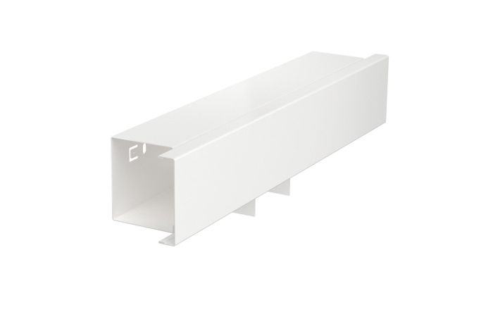 T- sujungimas su dangčiu 60x60mm Plienas galvanizuotas / padengtas plastiku baltas RAL 9010 LKM T60060RW - OBO BETTERMANN (pavadinimas tikslinamas)