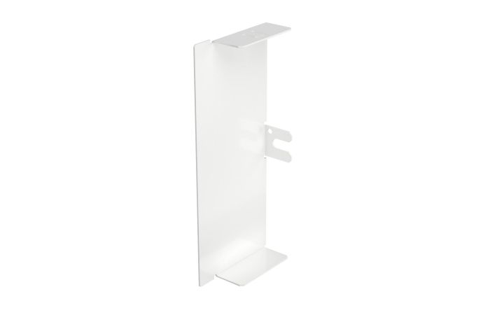 Galinis dangtelis 60x150mm Plienas galvanizuotas / padengtas plastiku baltas RAL 9010 LKM E60150RW - OBO BETTERMANN (pavadinimas tikslinamas)
