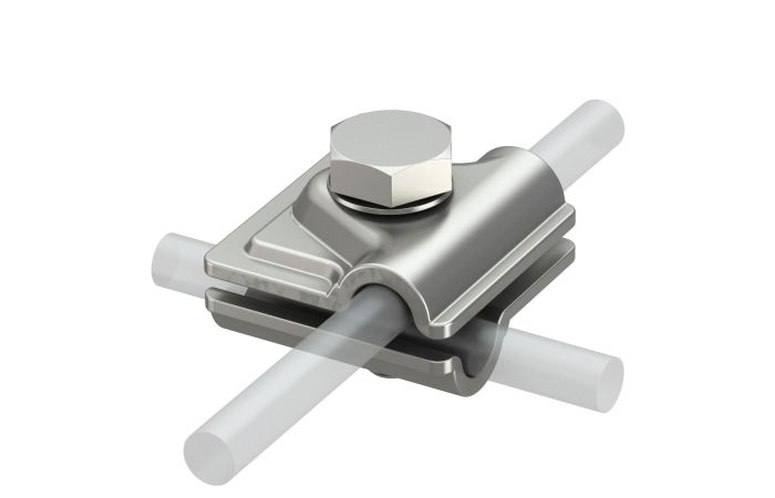 Greito sujungimo gnybtas vario -universalus 40x40mm Plienas, nerūdijantis A4 1.4571/1.4404 249 8-10 V4A - OBO BETTERMANN (pavadinimas tikslinamas)