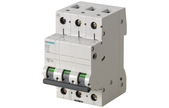 Automatas 3P 16A C 6kA - SIEMENS