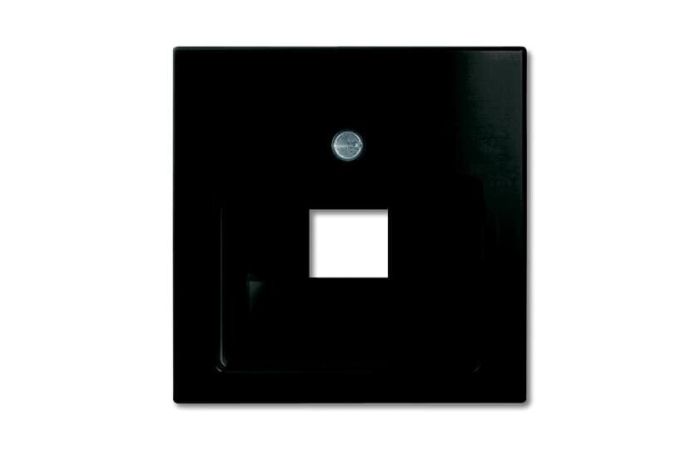 Dangtelis kompiuteriniam lizdui viengubas RJ45 juodos spalvos 1803-95-507 Basic 55 - ABB