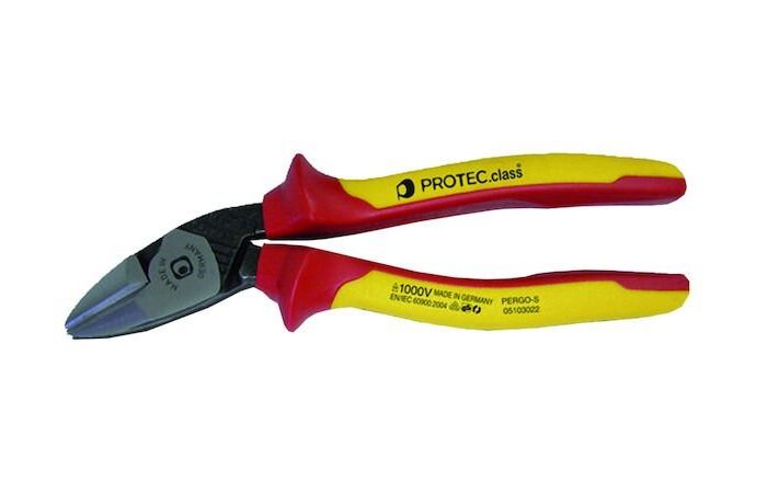 Replės šoninės lenktos 180mm sustiprintos 1000V PERGO-S - PROTEC