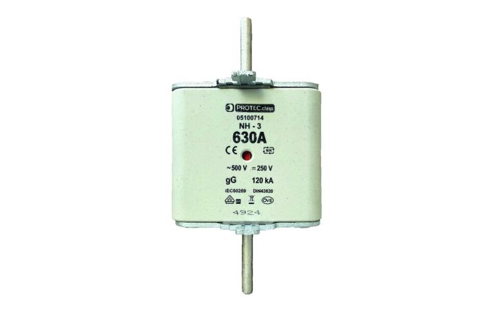 Saugiklis 500A 120kA 500V gG PSI NH3TR - PROTEC