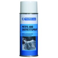 Valiklis stabdžių diskų, riebalų, purškiamas 400ml brake cleaner PETFS400 - PROTEC