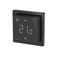 Reguliatorius p/t temperatūros su liečiamu ekranu 16A 230V WiFi juodas RAL9005 (komplekte grindų jutiklis) Ectemp - DANFOSS