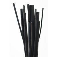 Vamzdelis termosusitraukiantis be klijų 12.7-6.4mm juodas L-1m plonasienis RTS - TRYTYT