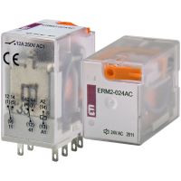 Relė tarpinė 2co 12A 24V AC ERM2-024AC - ETI