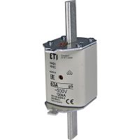 Saugiklis 63A 120kA 500V NH2 WT-2C/GG KOMBI - ETI