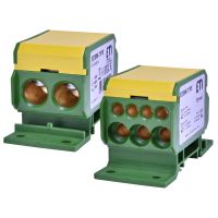 Gnybtas atsišakojimo 1x70mm2, 4x16mm2 geltonai žalias EDBM-7/PE - ETI