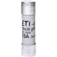 Saugiklis 15A 10x38mm gPV 1000V DC CH10 cilindrinis - ETI