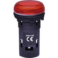 Lemputė raudona 230V AC LED ECLI-240A-R - ETI