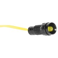 Lemputė geltona 24V AC LED su laidu D5mm LS LED 5 Y 24AC - ETI