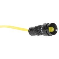 Lemputė geltona 230V AC LED su laidu D5mm LS LED 5 Y 230AC - ETI