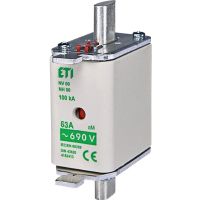 Saugiklis 63A aM 690V AC NH000 - ETI