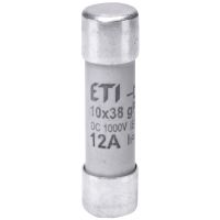 Saugiklis 12A 10x38mm gPV 1000V DC CH10 cilindrinis - ETI