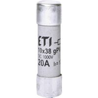 Saugiklis 20A 10x38mm gPV 1000V DC CH10 cilindrinis - ETI