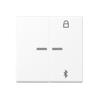 Klavišas dvigubam jungikliui žaliuzių/šviesos valdymui su bluetooth baltos matinės spalvos A - JUNG