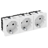 Lizdas p/t trigubas kanalui Rapid 45 baltas STD-D0 RW3 - OBO BETTERMANN