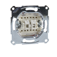 Perjungiklis p/t dvigubas užspaudžiami kontaktai 10A 250V Merten - SCHNEIDER ELECTRIC