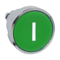 Galvutė mygtukui žalia be fiksacijos 22mm "I" IP66 ZB4 Harmony - SCHNEIDER ELECTRIC
