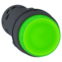 Mygtukas 1no žalias šviečiantis LED 230V AC/DC IP65 - SCHNEIDER ELECTRIC