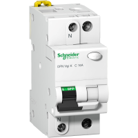 Relė srovės nuotėkio RCBO 2P 16A C 30mA su automatu AC-tipas DPN K VIGI Acti9 - SCHNEIDER ELECTRIC