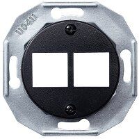 Dangtelis kompiuteriniui lizdui 2x8 RJ45 juodas Renova - SCHNEIDER ELECTRIC