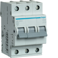 Automatas 3P 20A B 6kA - HAGER