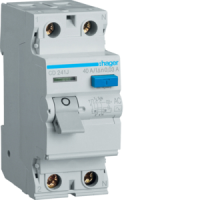Relė srovės nuotėkio RCCB 2P 40A 30mA AC-tipas - HAGER