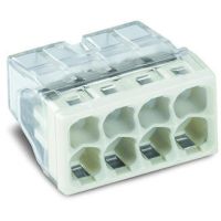 Gnybtas paskirstymo dėžutei 8x0.5-2.5mm2 Cu/Al monolitiniam laidui pilkas 2273 - WAGO