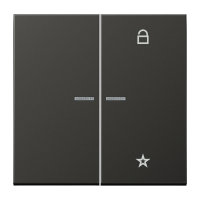 eNet push-button universal 1-gang - JUNG (pavadinimas tikslinamas)