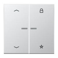 eNet push-button universal 1-gang - JUNG (pavadinimas tikslinamas)